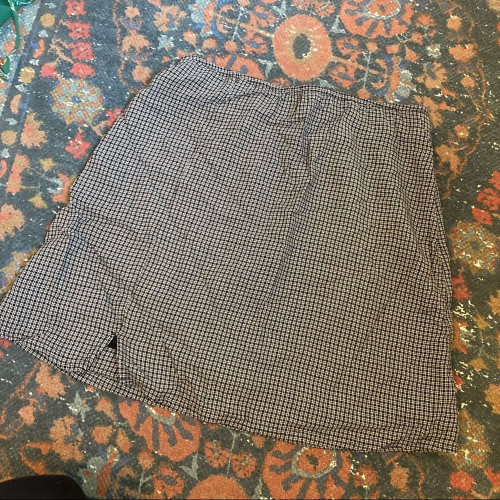 AEO plaid mini skirt